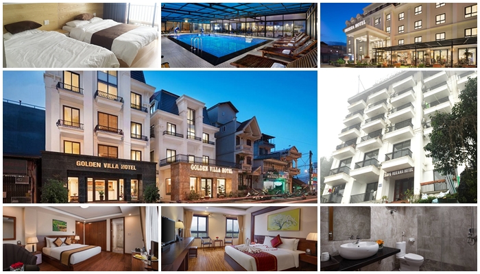 Hệ thống khách sạn trong tour